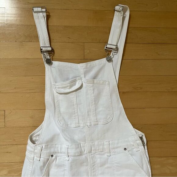 McGuire Uma Denim Skirtall in Optic White XS - Picture 4 of 13